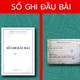 3 Mẫu sổ đầu bài 2025 mới nhất và cách ghi