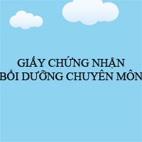 Mẫu giấy chứng nhận bồi dưỡng chuyên môn thể dục