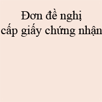 Mẫu đơn đề nghị cấp giấy chứng nhận huấn luyện kỹ thuật an toàn vận chuyển hàng công nghiệp