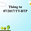 Thông tư 07/2017/TT-BTP về cách tính điểm chỉ tiêu tiếp cận pháp luật