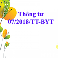 Thông tư 07/2018/TT-BYT