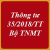 Thông tư 35/2018/TT-BTNMT