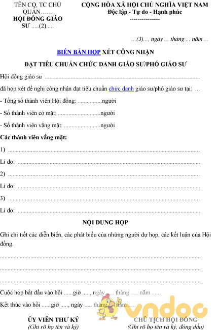 Biên bản họp