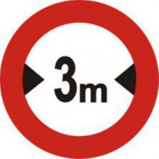 Biển báo hạn chế chiều ngang P118