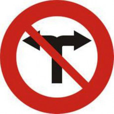 Biển báo cấm rẽ trái và rẽ phải P137