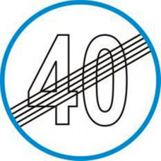 Biển báo hết hạn chế tốc độc tối đa P134