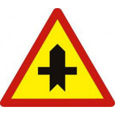 Biển báo giao nhau với đường không ưu tiên W207a