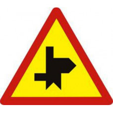 Biển báo giao nhau với đường không ưu tiên W207k