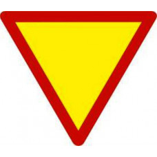 Biển báo giao nhau với đường ưu tiên W208