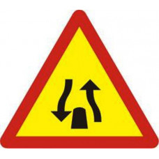 Biển báo hết đường đôi W236