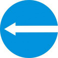 Biển báo các xe chỉ được rẽ trái