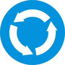 Biển báo nơi giao nhau chạy theo vòng xuyến