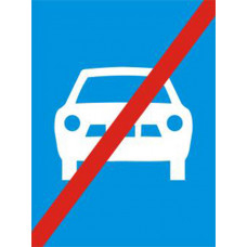 Biển báo hết đường dành cho ô tô