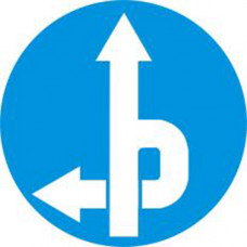 Biển báo tuyến đường cầu vượt cắt qua