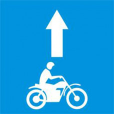 Biển báo làn đường dành riêng cho mô tô