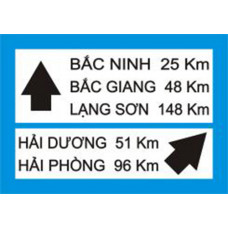 Biển báo chỉ hướng đường