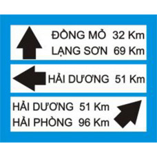 Biển báo chỉ hướng đường