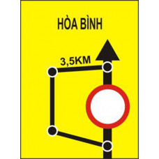 Biển báo lối đi đường vòng tránh