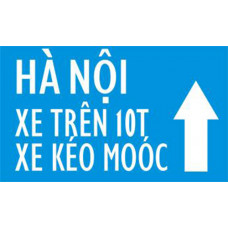 Biển báo chỉ hướng đường phải đi cho từng loại xe