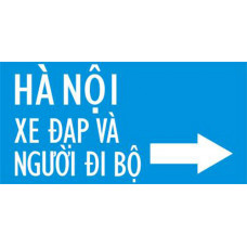 Biển báo chỉ hướng đường phải đi cho từng loại xe