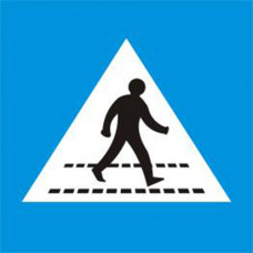 Biển báo đường người đi bộ sang ngang