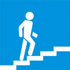 Biển báo cầu vượt qua đường cho người đi bộ