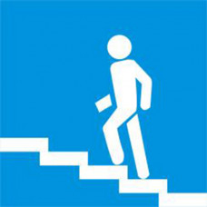 Biển báo cầu vượt qua đường cho người đi bộ