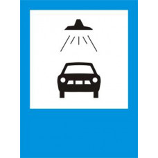 Biển báo nơi rửa xe