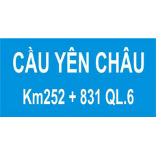 Biển báo tên cầu