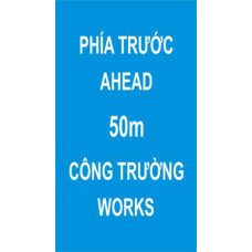 Biển báo báo hiệu phía trước có công trường thi công