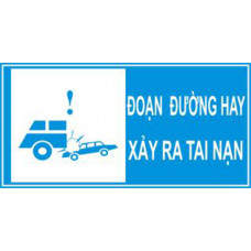 Biển báo báo mô tả tình trạng đường