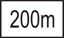 Biển báo khoảng cách đến đối tượng báo hiệu
