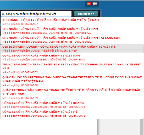 Cách tra cứu thông tin công ty