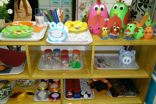 Hướng dẫn trang trí góc tạo hình