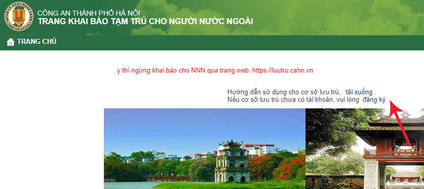 Thủ tục khai báo tạm trú cho người nứơc ngoài