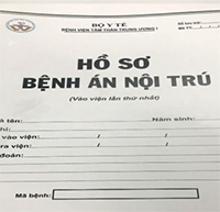 Mẫu bệnh án nội trú y học cổ truyền 2019