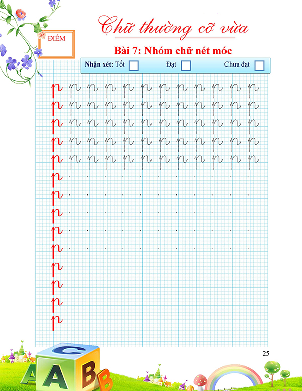 Nét móc tập viết