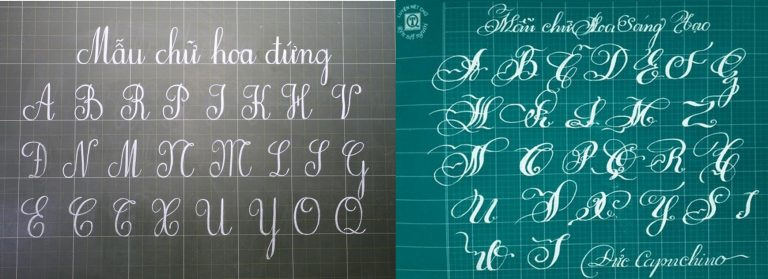 Những mẫu chữ hoa sáng tạo ở tiểu học 