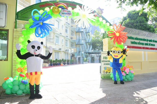 Trang trí lễ khai giảng