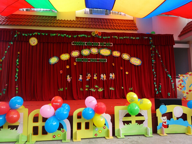 Trang trí lễ khai giảng