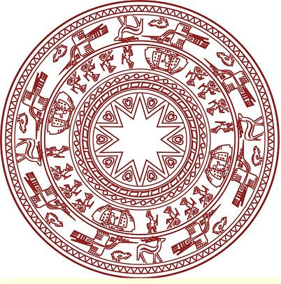 Mẫu trang trí mặt trống khai giảng