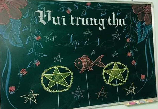 Trang trí lớp học tết trung thu