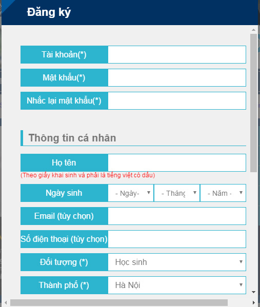 Hướng dẫn sử dụng website cuộc thi Vì an toàn giao thông thủ đô 2019
