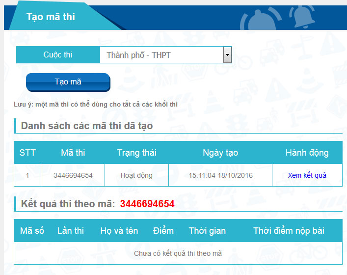 Hướng dẫn sử dụng website cuộc thi Vì an toàn giao thông thủ đô 2019