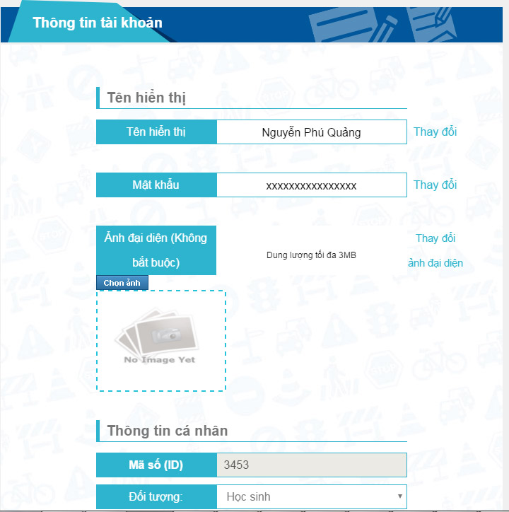 Hướng dẫn sử dụng website cuộc thi Vì an toàn giao thông thủ đô 2019
