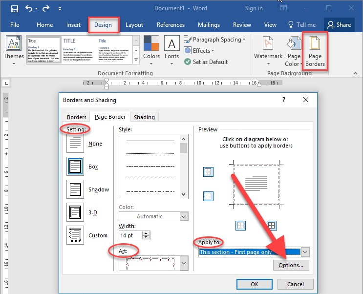 Hướng dẫn cách tạo trang bìa có khung viền đẹp cho giáo án