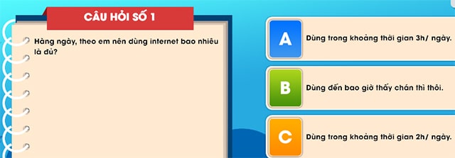 Đáp án tìm hiểu luật trẻ em trực tuyến bảng B