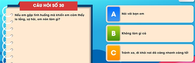 Đáp án tìm hiểu luật trẻ em trực tuyến bảng B