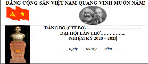 Trang trí đại hội chi bộ