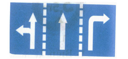 Biển chỉ dẫn làn đường